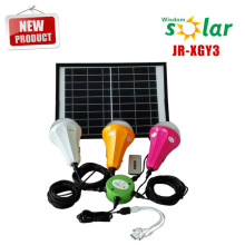 2015 nuevo productos 12w solar panel led luz casera solar kit solar para casa